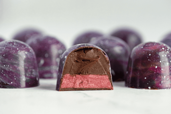 Chocolate Caramel & Raspberry Bonbon